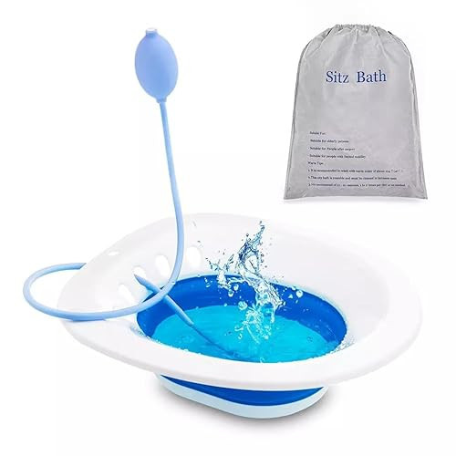 Sitz Bath for Hemorrhoids, Toilet Seat Attachment, Automatic Flushing, Postpartum Care, Women | Amazon (US)