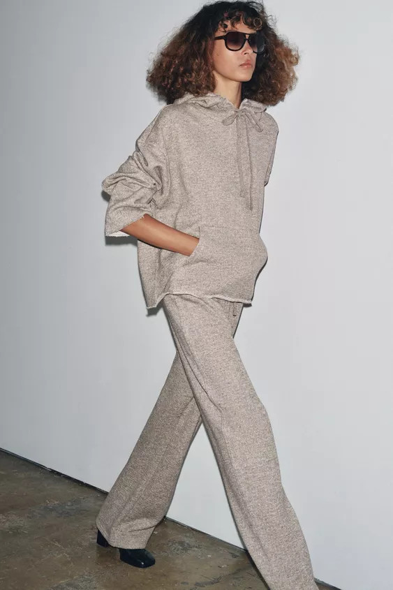 RUSTIC WIDE LEG PANTS | Zara US