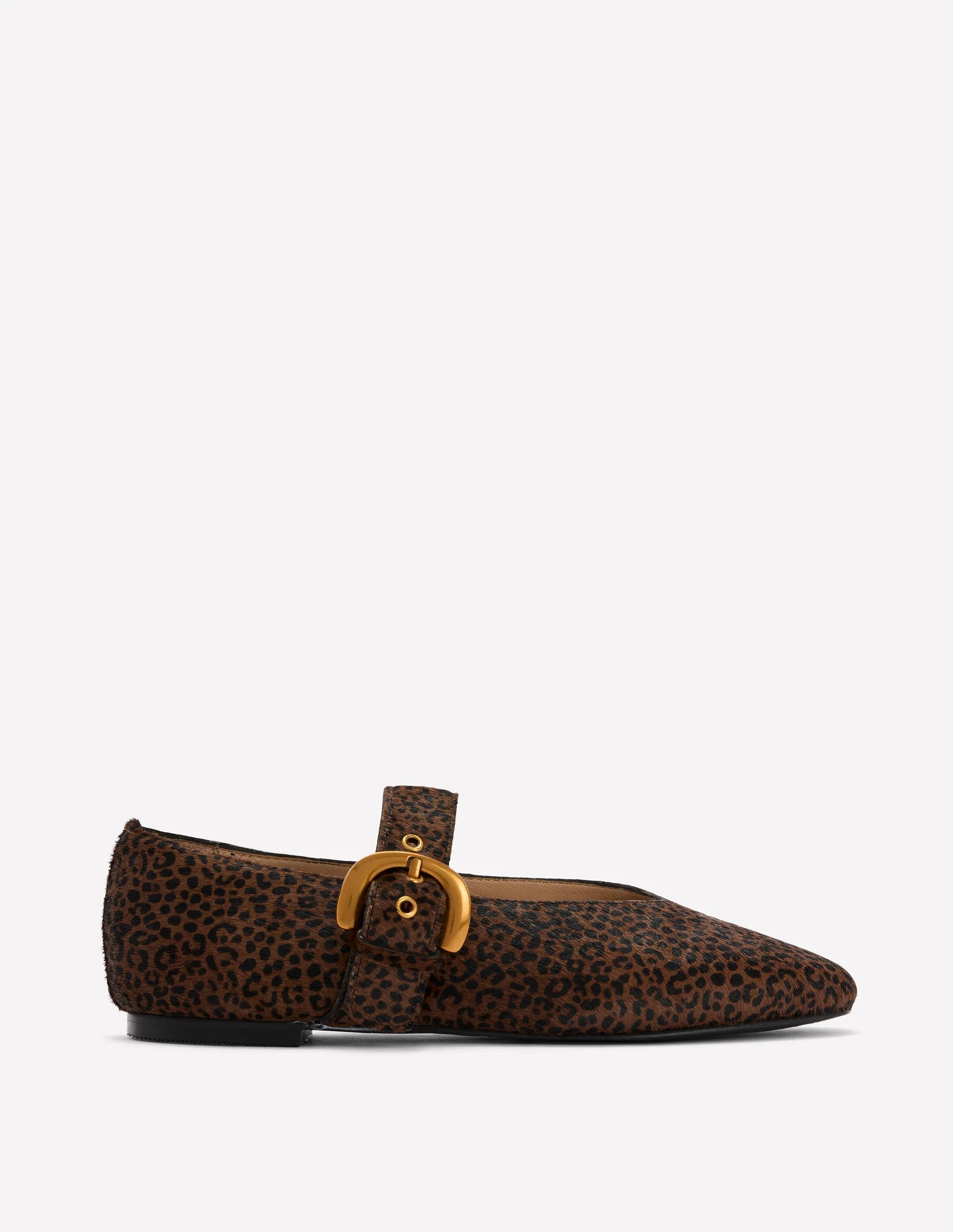 Kylie Flat Buckle Mary Janes-Mini Leopard | Boden (US)
