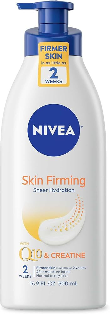 NIVEA Skin Firming Hydrating Body Lotion - With Q10 For Normal Skin - 16.9 fl. oz. Pump Bottle | Amazon (US)