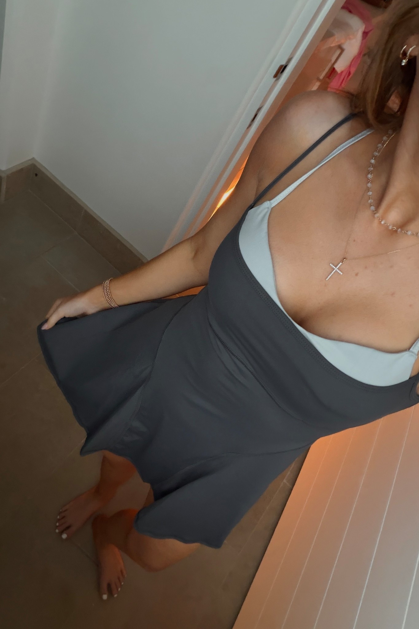 this amazon workout dress! wearing xs