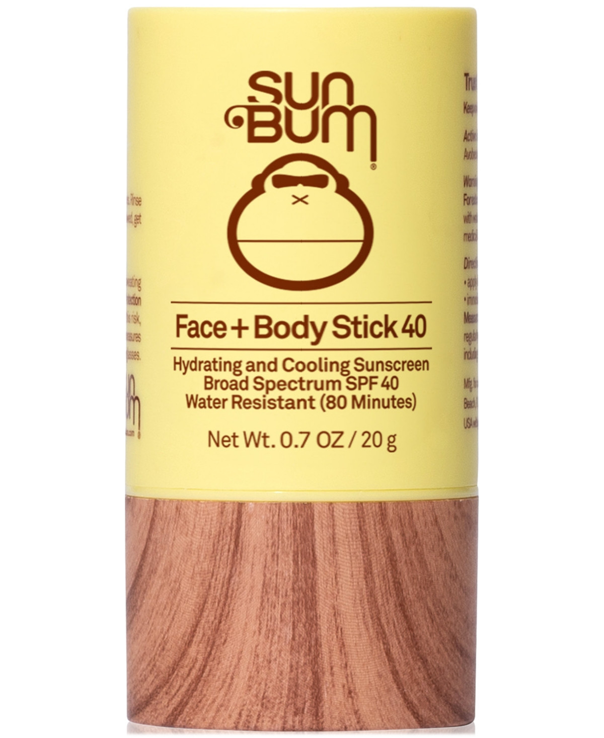 Sun Bum Face + Body Stick Sunscreen Spf 40, 0.7 oz. | Macy's