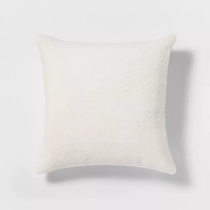 Faux Rabbit Fur Throw Pillow - Threshold™ | Target