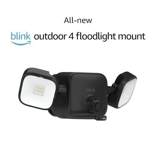 All-New Blink Outdoor 4 Floodlight Mount – Wire-free, 700 lumens, two-year battery life, set up... | Amazon (US)