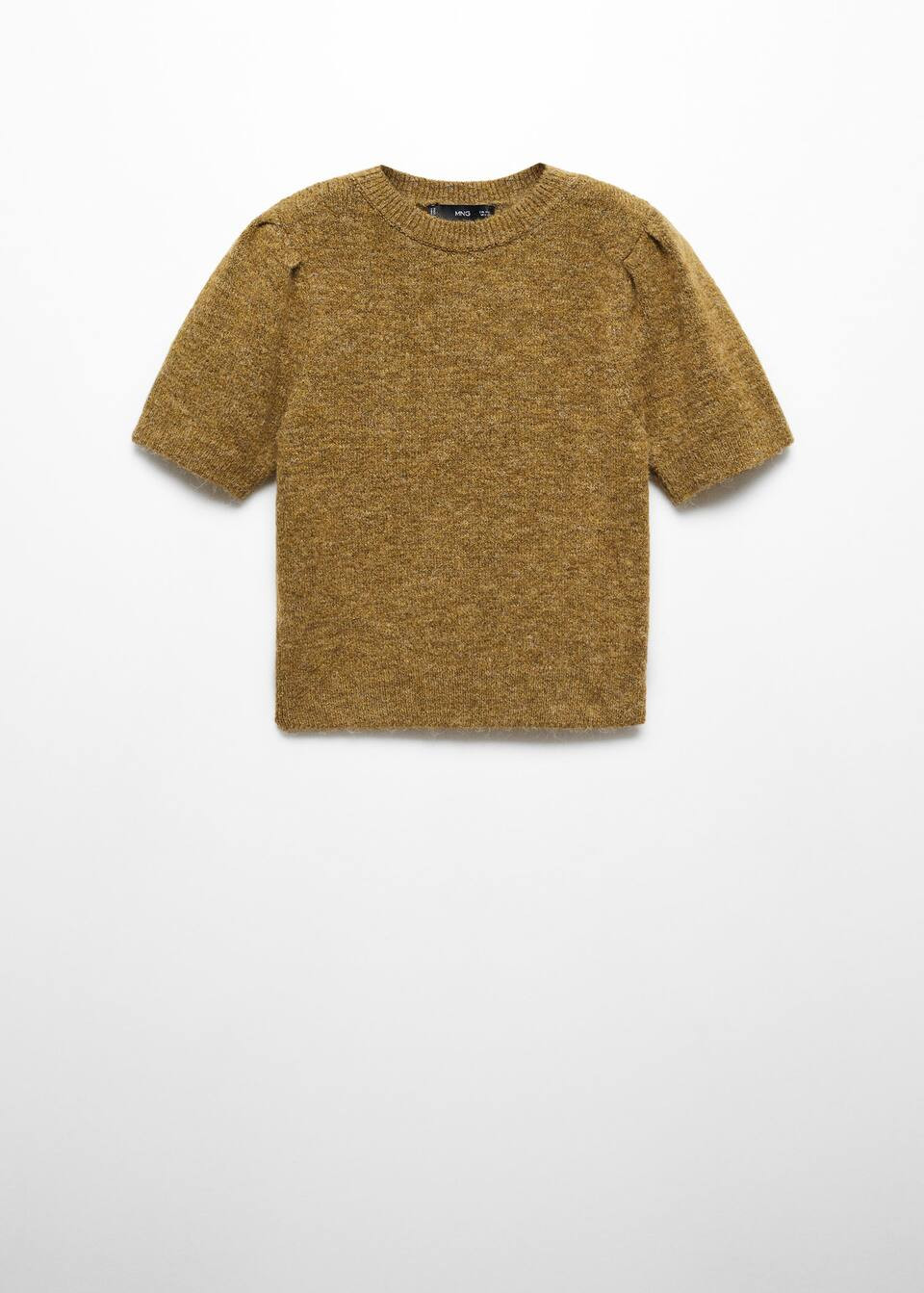 Puff-sleeve knitted sweater -  Women | Mango USA | MANGO (US)