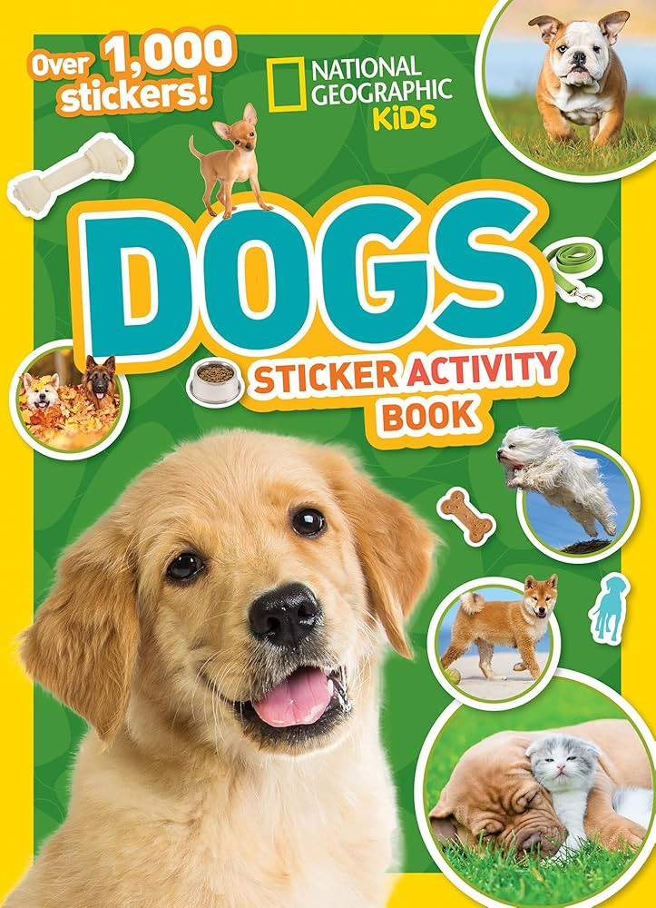 National Geographic Kids Dogs Sticker Activity Book: Over 1,000 Stickers! | Amazon (US)
