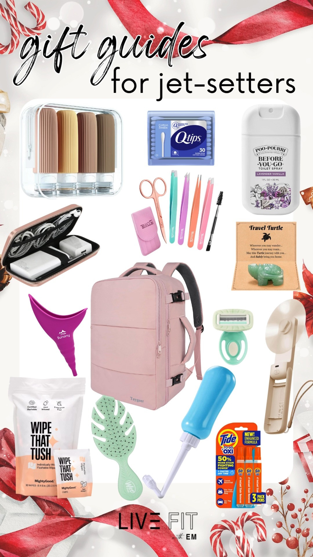 Travel light and travel right with these top picks! From compact organizers to portable fans, these must-have essentials will keep you fresh, organized, and stylish on-the-go. #TravelEssentials #JetSetter #TravelHacks #AdventureReady #JetSetLife #TravelGuide #Essentials #StylishTraveler
 

 #LTKGiftGuide #LTKHoliday #LTKTravel