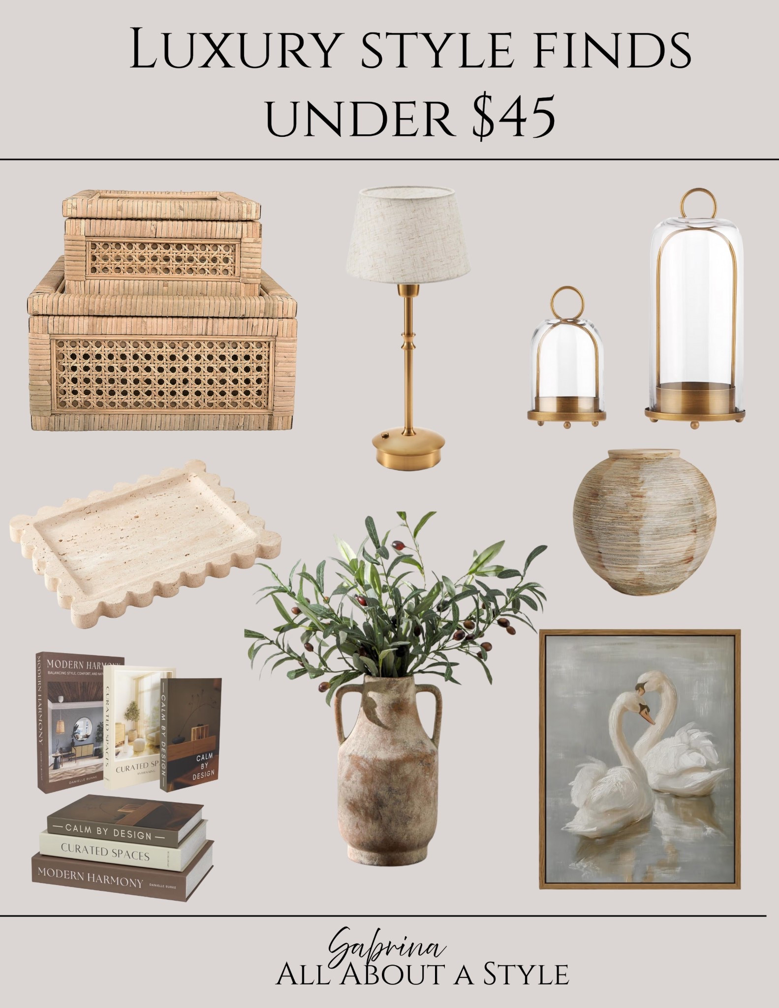 High-end home decor finds, throughly curated to bring luxury style for less. 

#LTKFindsUnder50 #LTKFindsUnder100