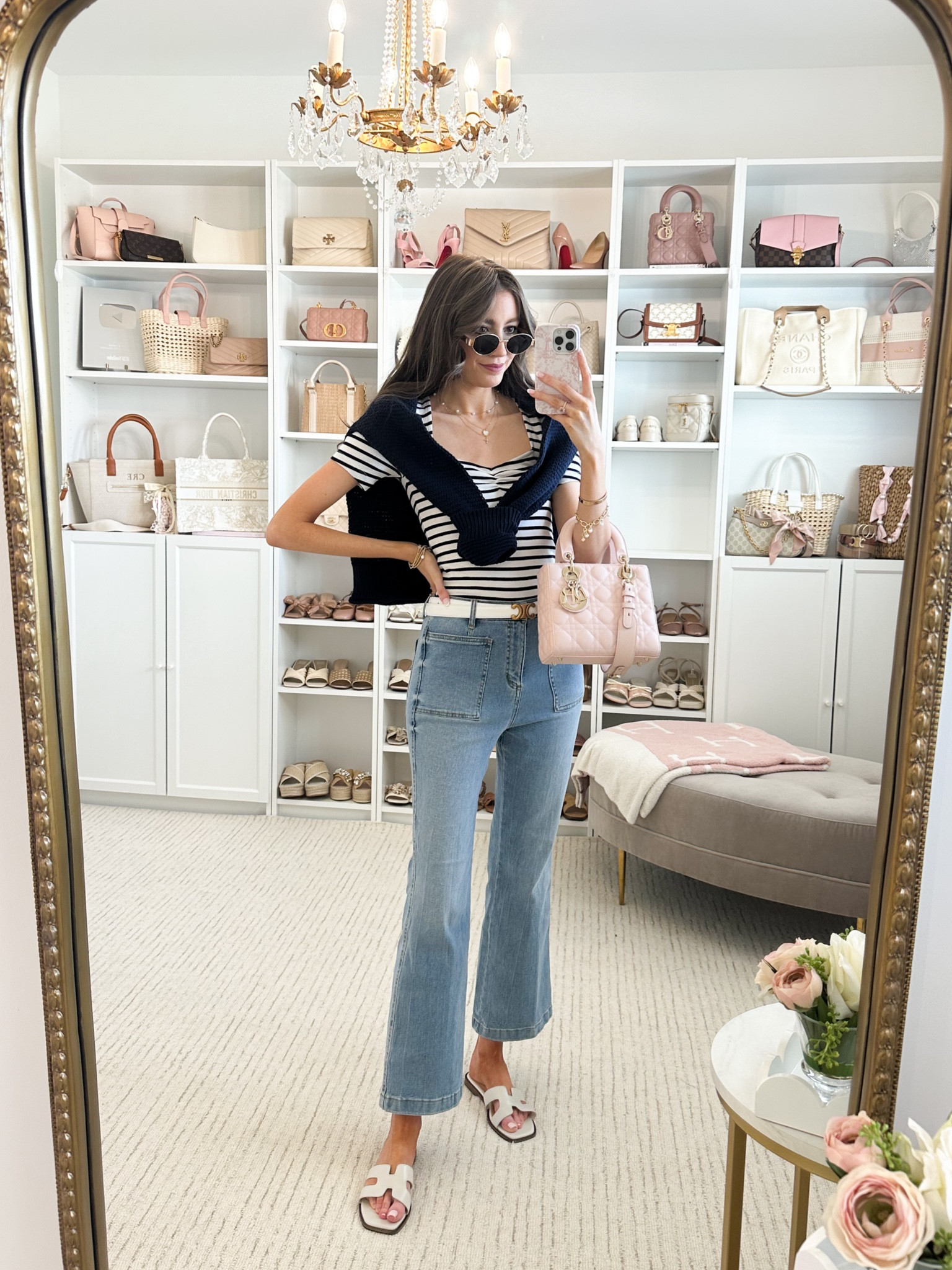 Loft spring outfit idea! All on sale 40% off + wearing my new fave Walmart jeans! 

#LTKsalealert #LTKSeasonal #LTKfindsunder50