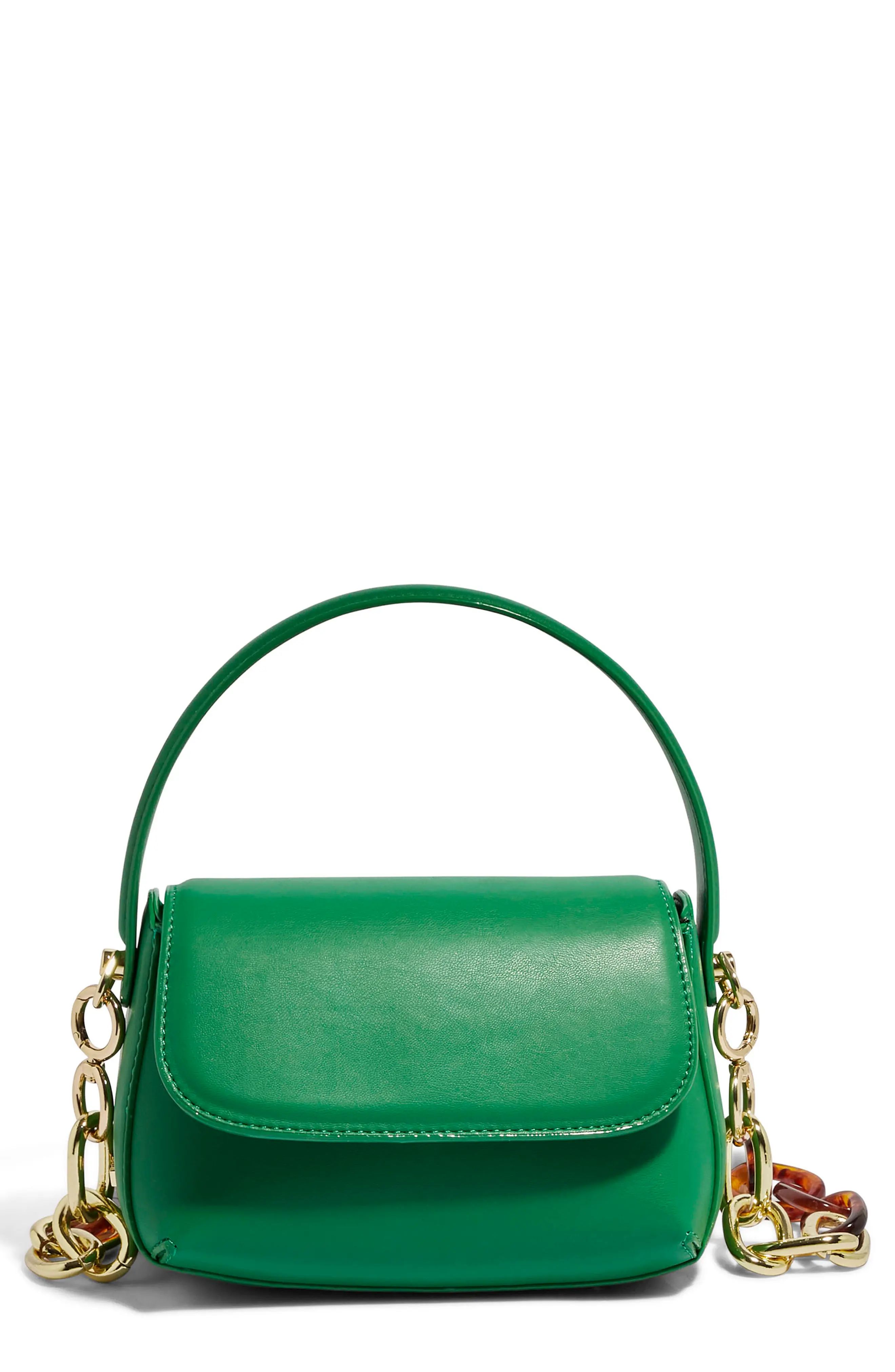 HOUSE OF WANT We Are Chic Vegan Leather Crossbody Bag in Green at Nordstrom | Nordstrom