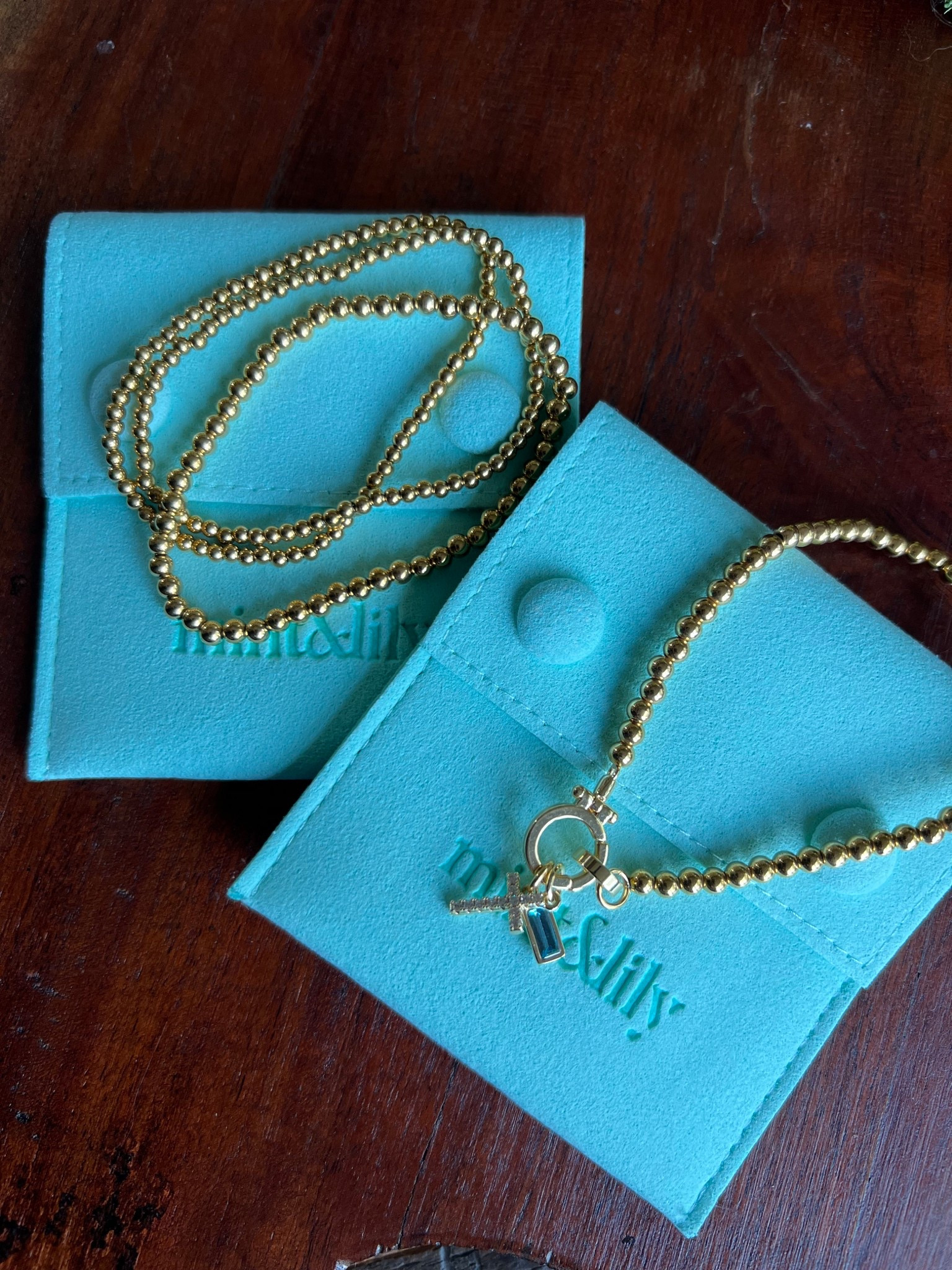 Stacking up some everyday favorites! ✨ 
I’m loving these two bracelets—one’s personalized so it feels extra special, and the other just adds the perfect little pop. 
Simple, sweet, and totally wearable every day.

#LTKStyleTip #LTKOver40 #LTKFindsUnder100