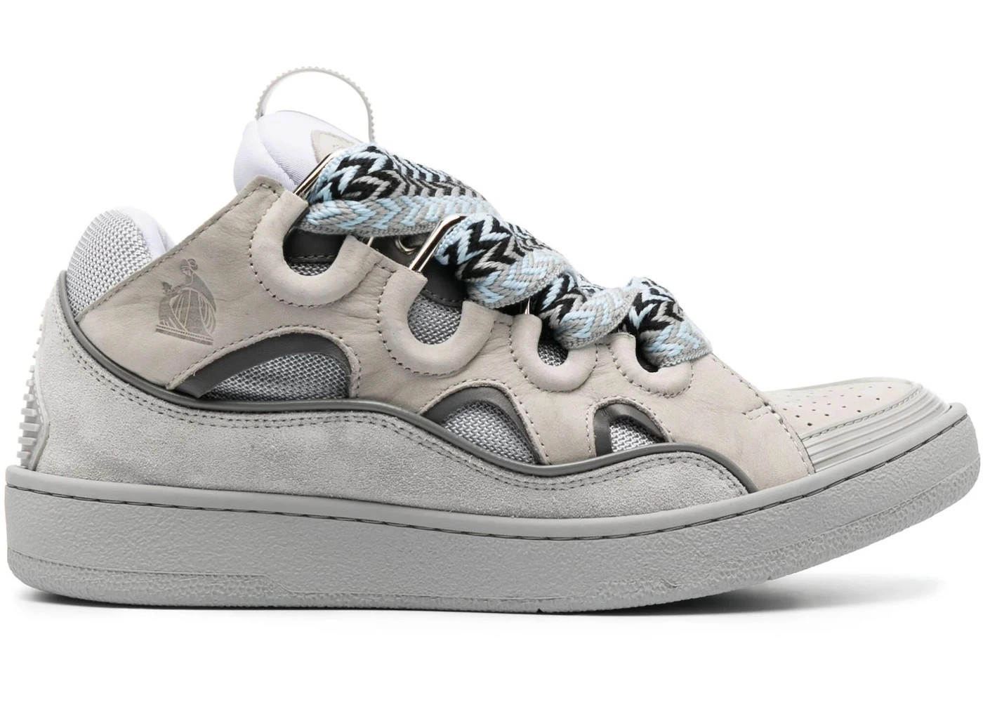 Lanvin Leather CurbLight Grey Blue | StockX