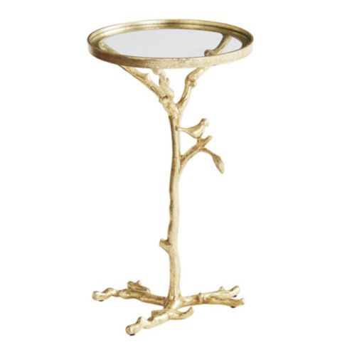 Aviary Gold Bird Side Table | Ballard Designs, Inc.