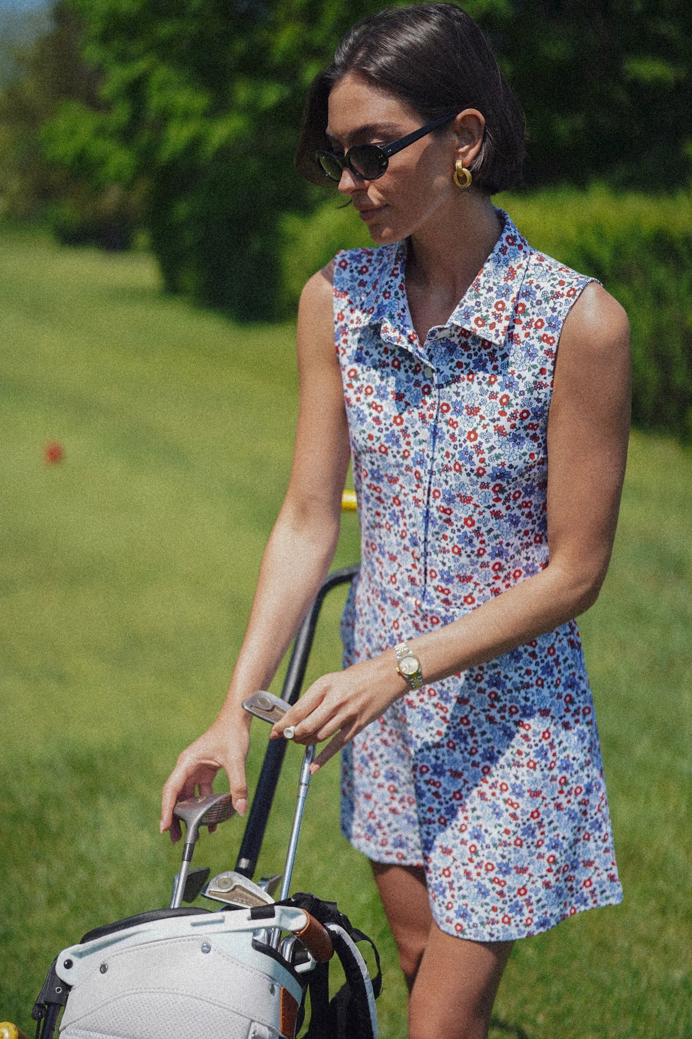Hedy Dress - Dune Floral | Smith and Quinn