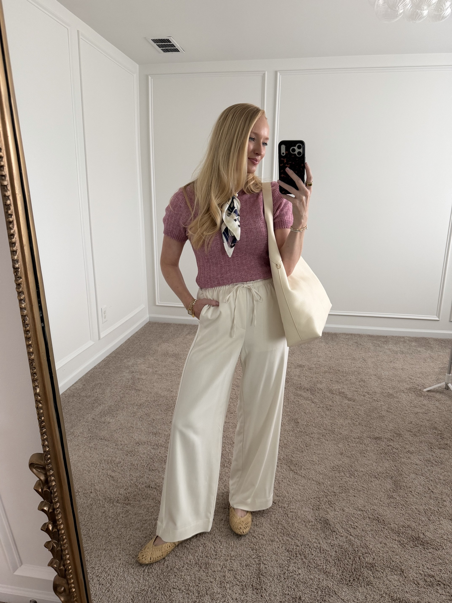 The aritzia pants look for less restocked and are under $45! I’m wearing a small. They’re perfect work from home pants or more elevated casual outfits  