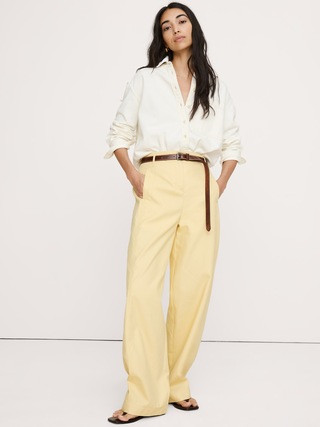 Ultra-High Rise Barrel Soft ChinoShop This LookUltra-High Rise Barrel Soft Chino$140.00Image of 5... | Banana Republic (US)