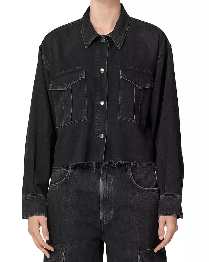 AGOLDE NYX Cotton Denim Shirt Back to results -  Women - Bloomingdale's | Bloomingdale's (US)