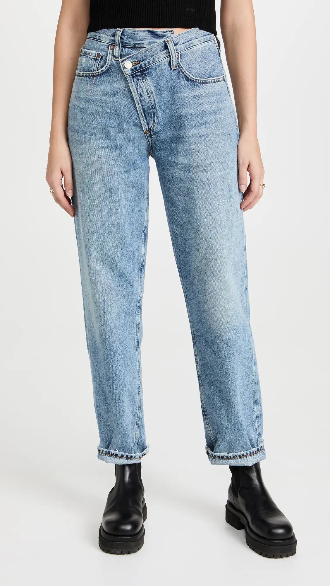 AGOLDE Crisscross Upsized Jeans | Shopbop | Shopbop