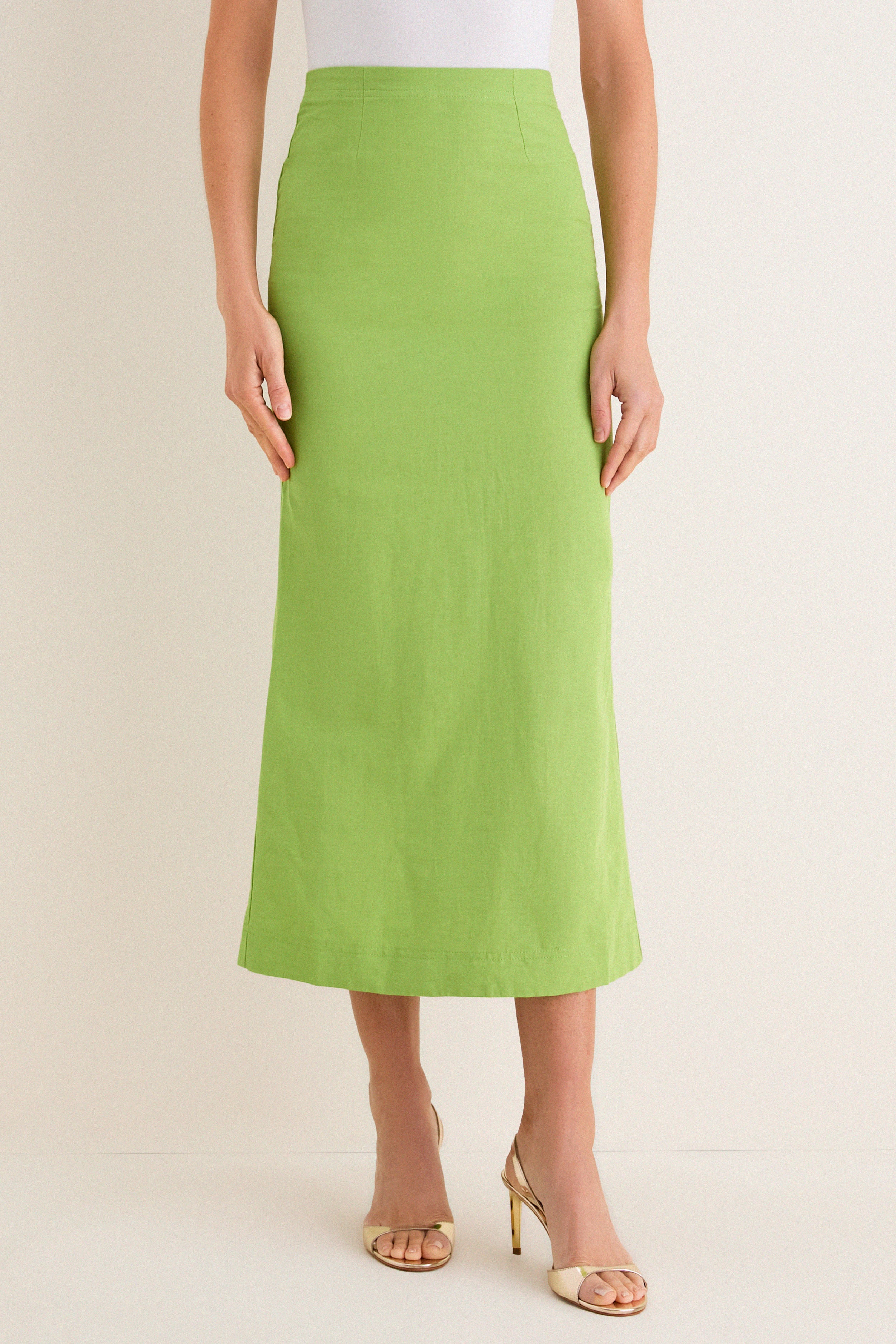 Apple Mia Linen Mix Skirt | Tuckernuck (US)