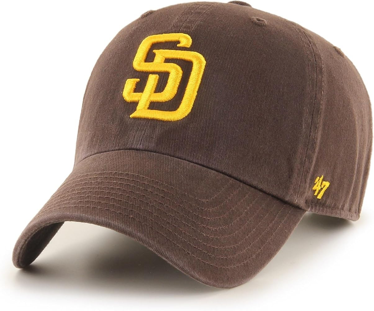 '47 San Diego Padres Clean Up Hat Adjustable Brown | Amazon (US)