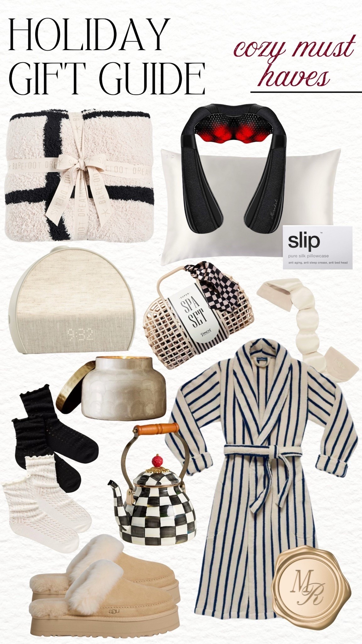 Cozy gift guide for the mom, bestie, MIL, and yourself!! 

cozy gifts, gift guide, gift for her, mackenzie child’s, brooklinen robe, hatch alarm, slip pillow case, barefoot dreams, anthropologie

#LTKGiftGuide #LTKHoliday