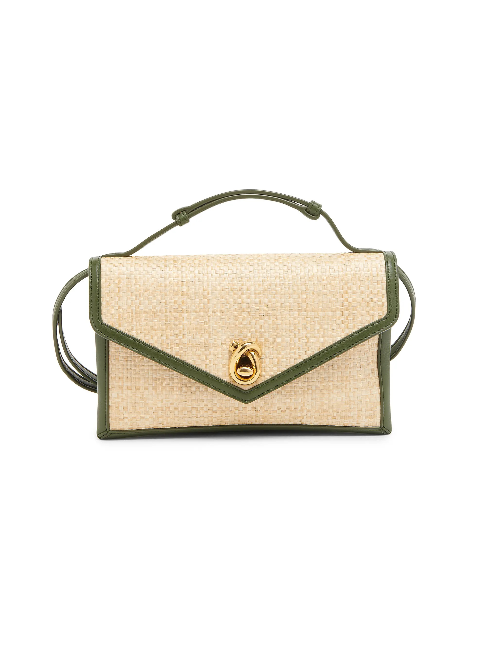 Bottega Veneta Raffia Clutch | Saks Fifth Avenue | Saks Fifth Avenue