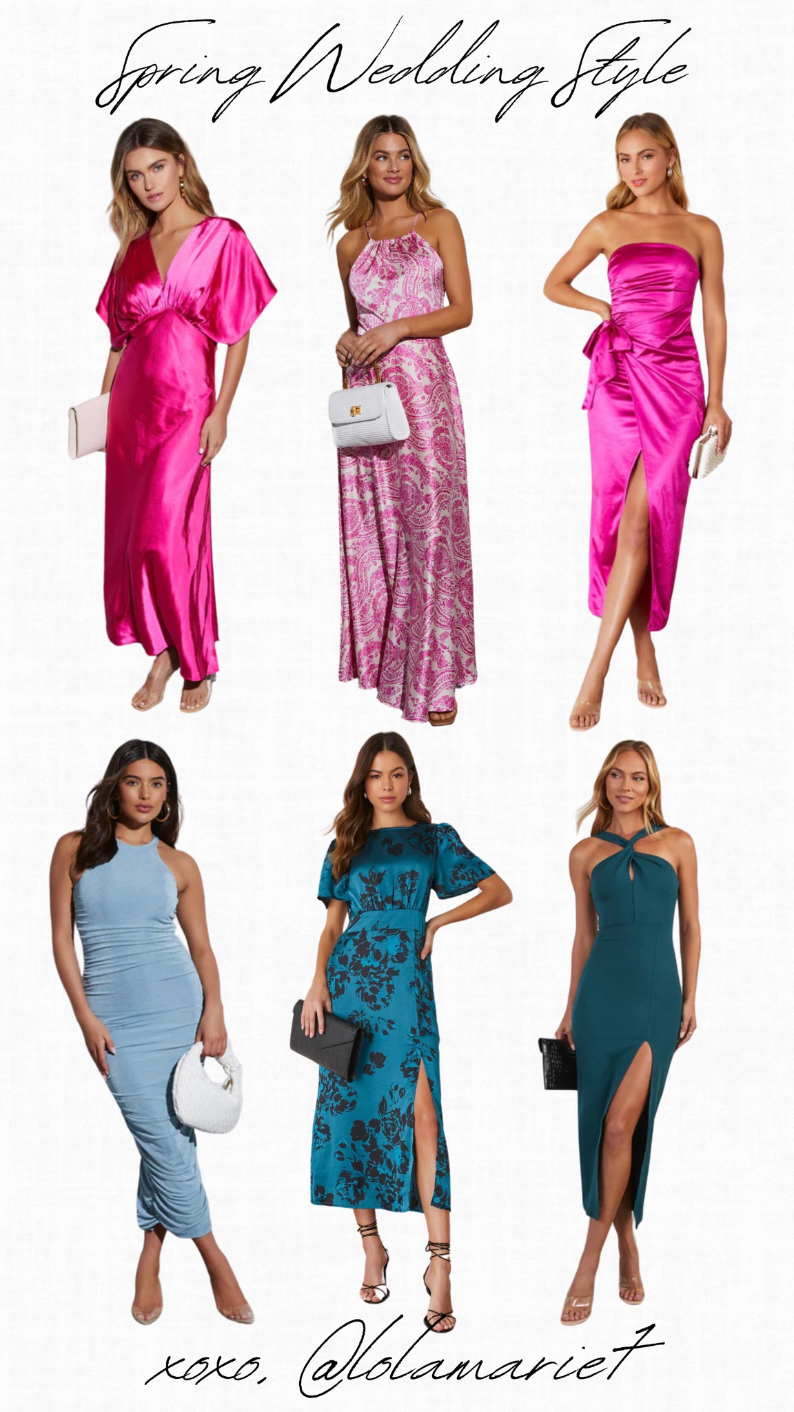 Spring Wedding Style!

Use code LOLAMARIE7 to save $$$

#weddingguest #weddingstyle #cocktaildress 

#LTKwedding #LTKstyletip #LTKparties