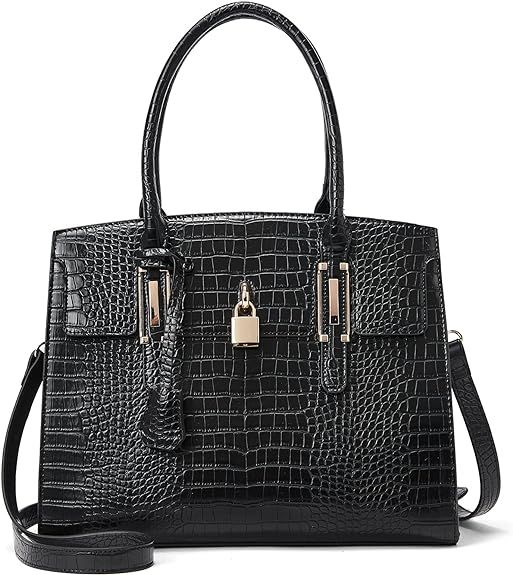 BROMEN Women Handbags Leather Tote Satchel Purse Top Handle Shoulder Bag | Amazon (US)