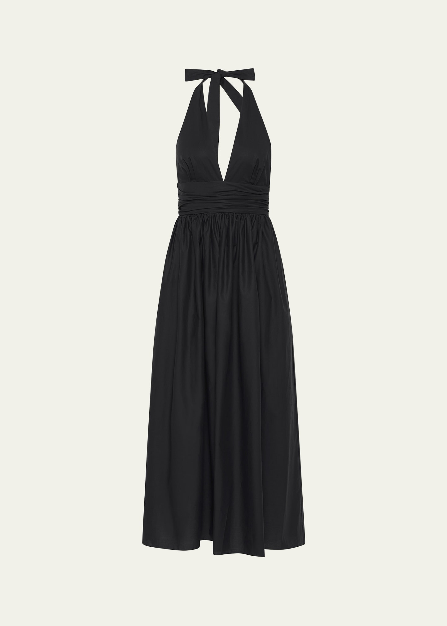 Matteau Plunge Halter Maxi Dress | Bergdorf Goodman