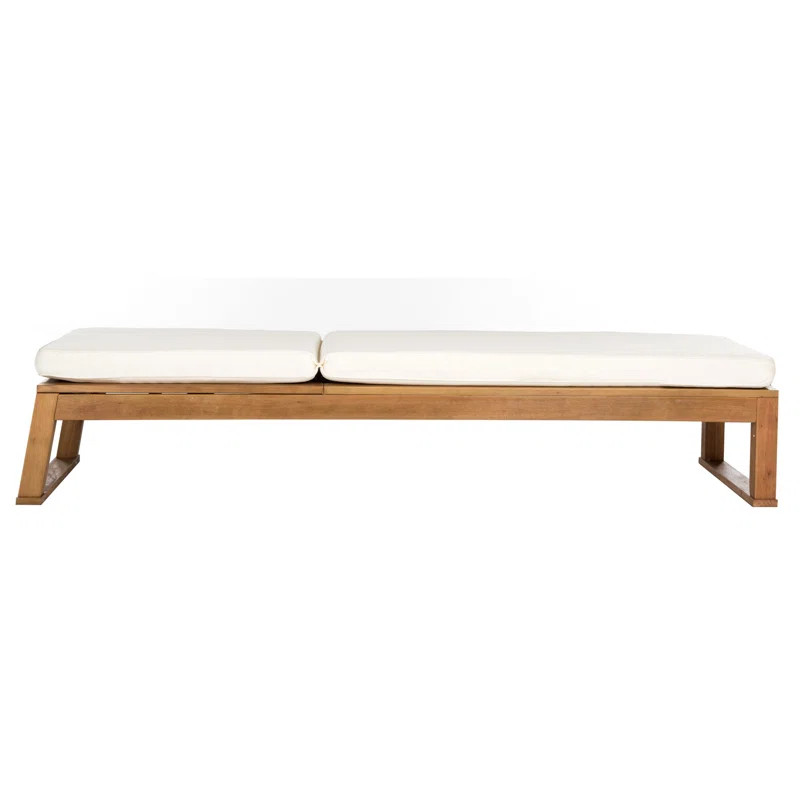 Faunce Reclining Chaise Lounge with Cushion | Wayfair North America