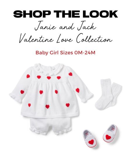 ✨Shop The Look: Janie and Jack Valentine Loves Collection for Baby Girls✨

Dress up for this upcoming Valentine’s or Galentine’s Day!

It's love at first sight in our soft cotton matching set. Ruffle details add extra flair. Sizes 0M-24M.

Home decor 
Valentines 
Valentine’s decor
Valentines Day decor
Holiday decor
Bar decor
Bar essentials 
Valentine’s party
Galentine’s party
Valentine’s Day essentials 
Galentine’s Day essentials 
Valentine’s party ideas 
Galentine’s party ideas
Valentine’s birthday party ideas
Valentine’s Day gift guide 
Galentine’s Day gift guide 
Backyard entertainment 
Entertaining essentials 
Party styling 
Party planning 
Party decor
Party essentials 
Kitchen essentials
Valentine’s dessert table
Valentine’s table setting
Housewarming gift guide 
Just because gift
Valentine’s Day outfits inspo
Family photo session outfit ideas
Kids fashion 
Kids dresses
Winter outfits 
Valentine’s fashion
Party backdrop ideas
Balloon garland 
Amazon finds
Amazon favorites 
Amazon essentials 
Amazon decor 
Etsy finds
Etsy favorites 
Etsy decor 
Etsy essentials 
Shop small
XOXO
Be mine
Girl Gang
Best friends
Girlfriends
Besties
Valentine’s Day gift baskets
Valentine Cards
Valentine Flag
Valentines plates
Valentines table decor 
Classroom Valentines 
Party pennant flags
Gift tags
Dessert table decor
Tablescape
Party favors
Pottery Barn Kids
Nursery decor
Kids bedroom decor 
Playroom decor
Bachelorette party decor
Bridal shower decor 
Glamfete
Tablecloth backdrop 
Valentines sweets
Sugarfina
Wood Signs
Heart sunglasses
West Elm
Glass boxes
Jewelry box
Lip balloon
Heart balloon 
Love balloon
Balloon tassel
Cake topper
Cake stand
Meri Meri 
Heart tumbler
Drink stirrers
Reusable straws
Chicwish
Pink heart sweater
Heart purse
Valentine pennant
Dress
Cuddle and kind doll
Baby essentials 
Valentines books
My first Valentine’s Day
Newborn 
Gifts for her

#LTKBeMine #LTKGifts 
#LTKGiftGuide #LTKHoliday  
#liketkit #LTKbaby #LTKFind #LTKstyletip #LTKunder50 #LTKunder100 #LTKSeasonal #LTKsalealert #LTKbump #LTKwedding

#LTKfamily #LTKkids #LTKhome