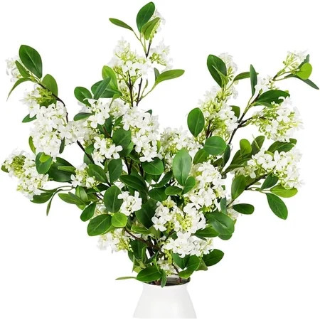 Melorca&Guilla Artificial Plants,3PCS 32" Green Faux Branches for Vase Faux Stems Greenery Stems,Artificial Branches Fake Plants for Shop Garden Office Home Décor (3, Daphne) | Walmart (US)