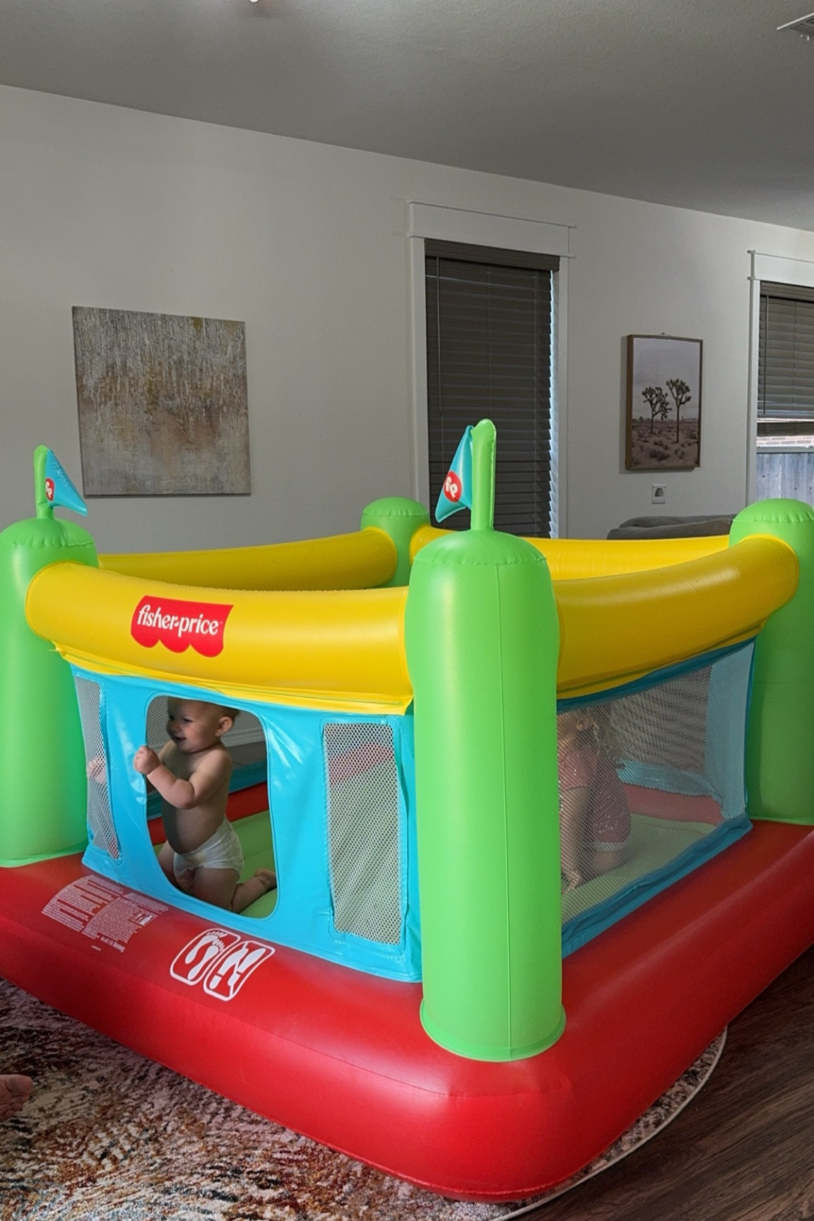 Toddler and baby bounce house perfect size for indoor or outdoor! 

#toddleractivities#toddlermom

#LTKhome #LTKfamily #LTKfindsunder100