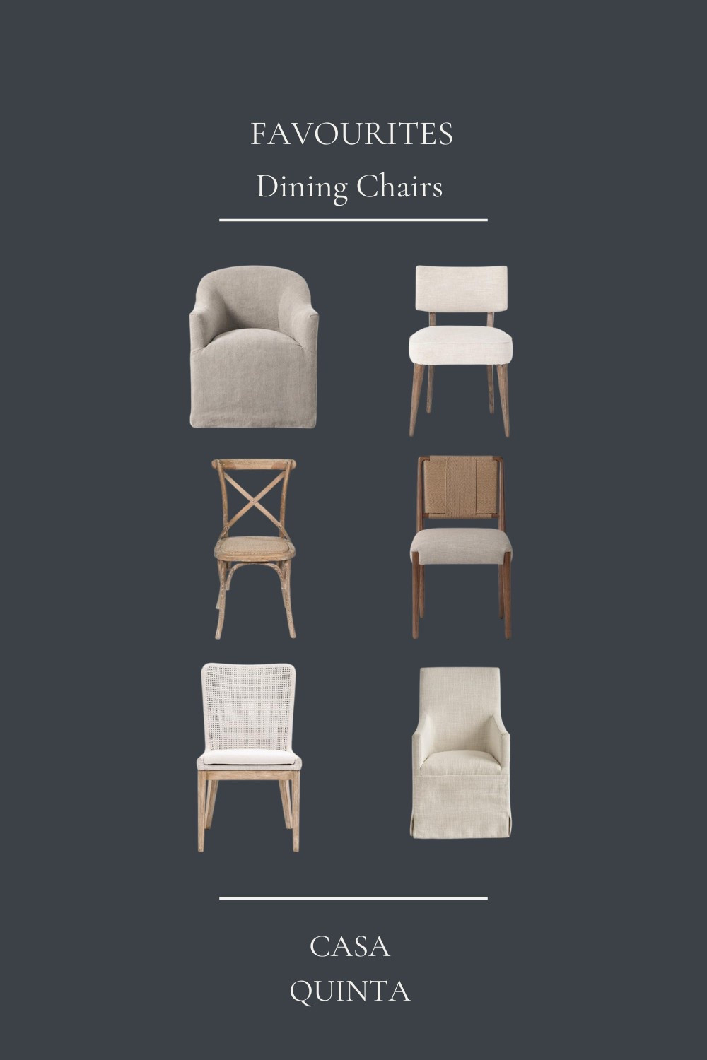 Currently obsessed with these dining chairs — the perfect blend of comfort, style, and timeless design 🤍 Whether you’re hosting dinner parties or enjoying a quiet meal at home, they elevate every moment.


#DiningRoomGoals #LTKHome #ChicSeating #InteriorInspo #NeutralHomeDecor #MyLTKFinds
