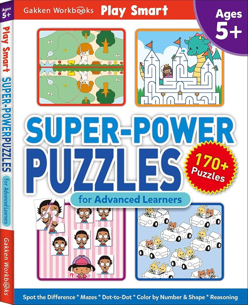Play Smart Super-Power Puzzles for Advanced Learners: Ages 5+ | Amazon (US)