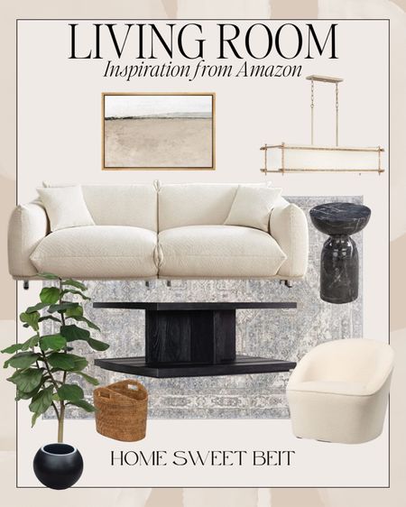 Living room styling inspiration from Amazon! 

Neutral living room, black and white living room, white couch, modern living room 

#LTKSeasonal #LTKhome #LTKstyletip