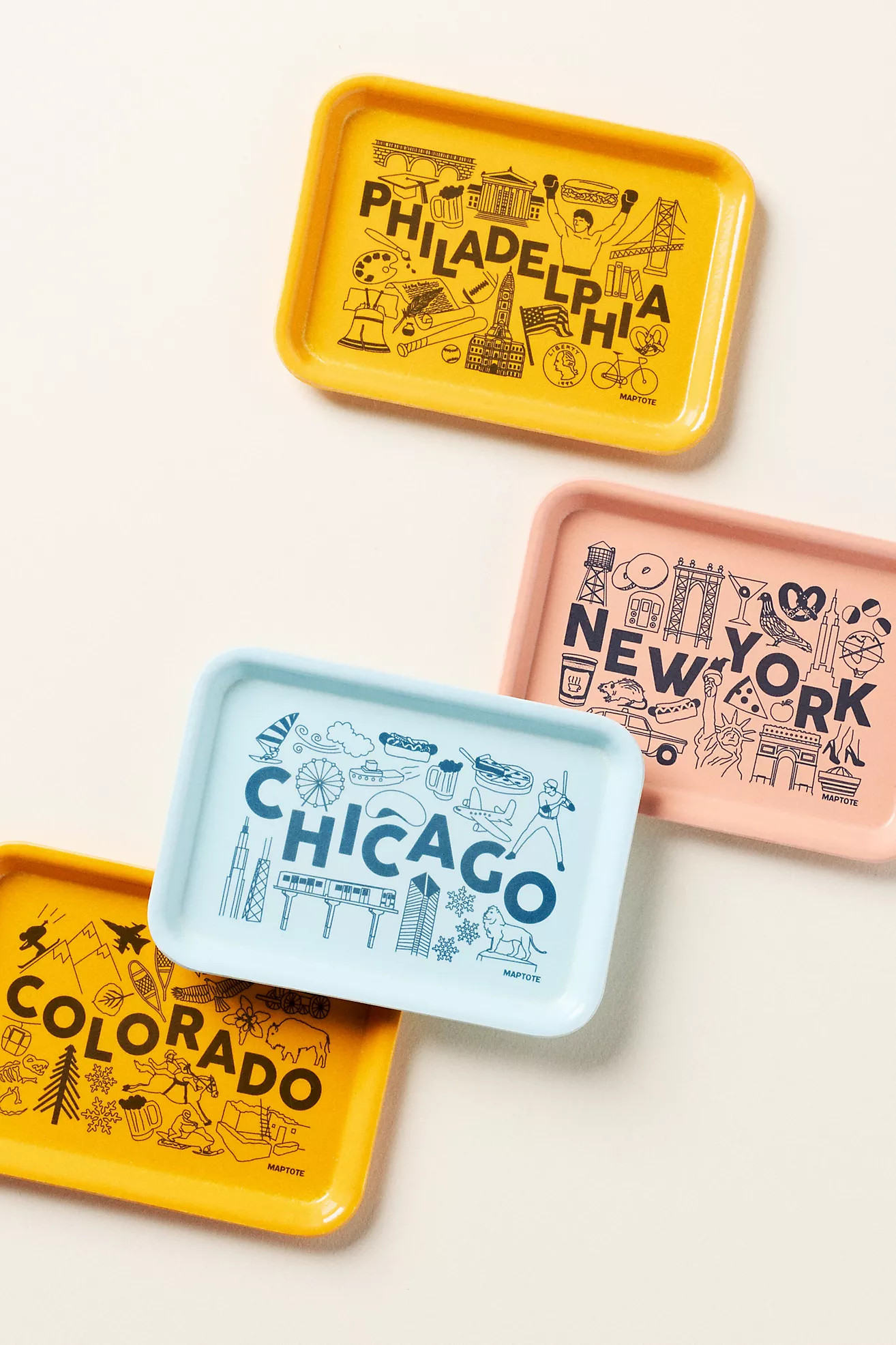 Chicago Graphic Trinket Dish | Anthropologie (US)
