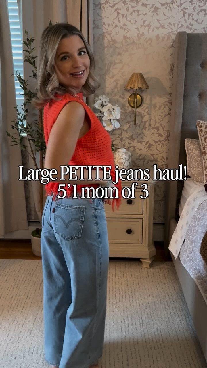 Comment JEANS for a 🔗 👖 

#petitejeans #petitedenim #jeanshaul #springjeans #petitehaul whattowear gram ootd outfitinspo spring petite springlooks