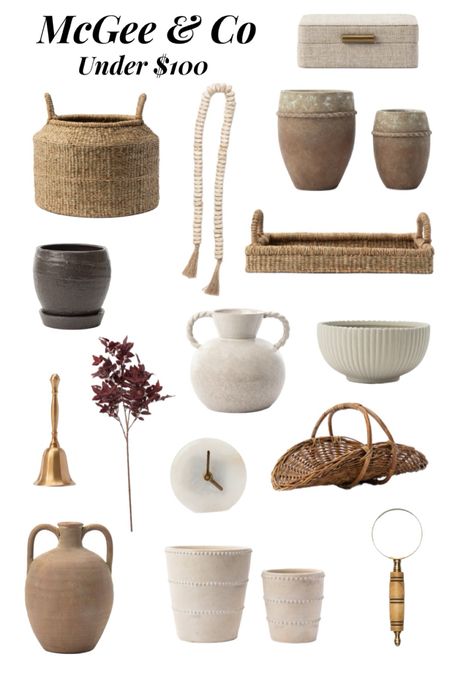 Beautiful home decor under $100 from McGee & Co 

#LTKstyletip #LTKhome #LTKfindsunder100