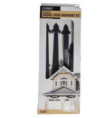 Everbilt Premium Decorative Black Garage Door Hardware Kit | eBay US
