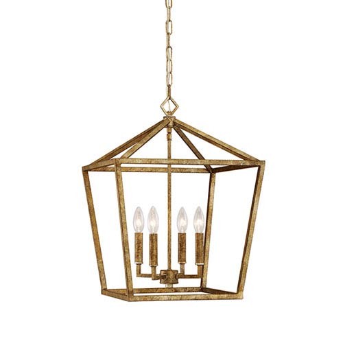 Millennium Lighting Vintage Gold 16 Inch Four Light Pendant 3244 Vg | Bellacor | Bellacor