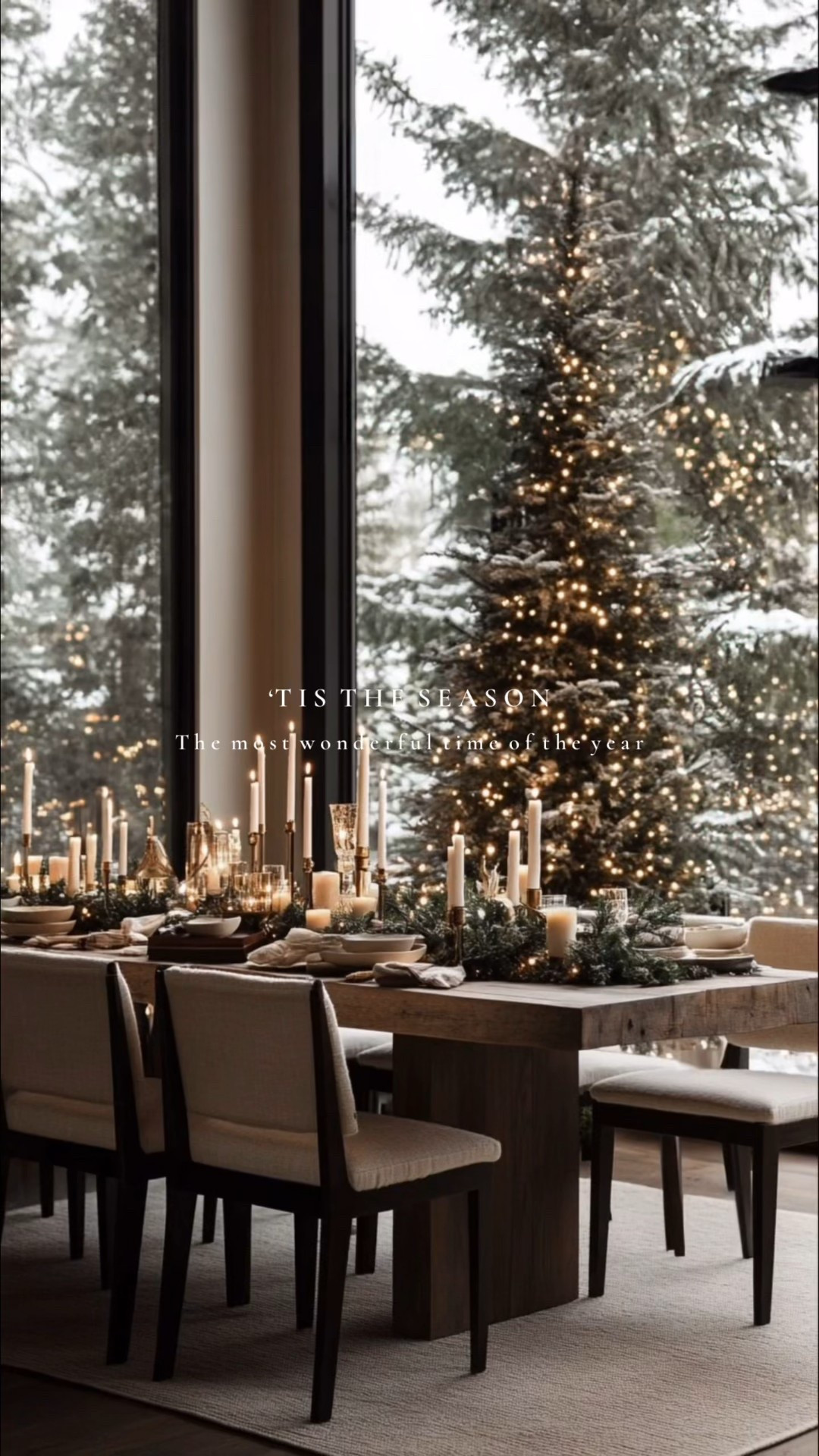 Give us all the natural greenery and glowing lights- the perfect backdrop for winter decor. ✨

#LTKHome #LTKSeasonal #LTKHoliday