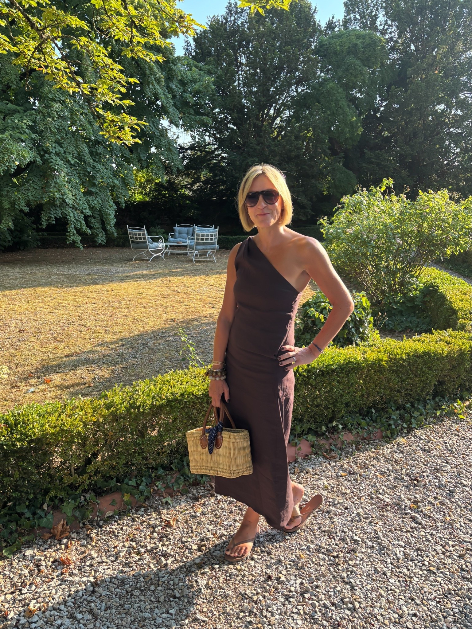 My summer style. Loving this Massimo Dutti dress I got earlier this year.
.
If you love chocolate brown as much as I do then I’ve linked to some great alternative summer dresses

#LTKeurope #LTKsummer #LTKover50style