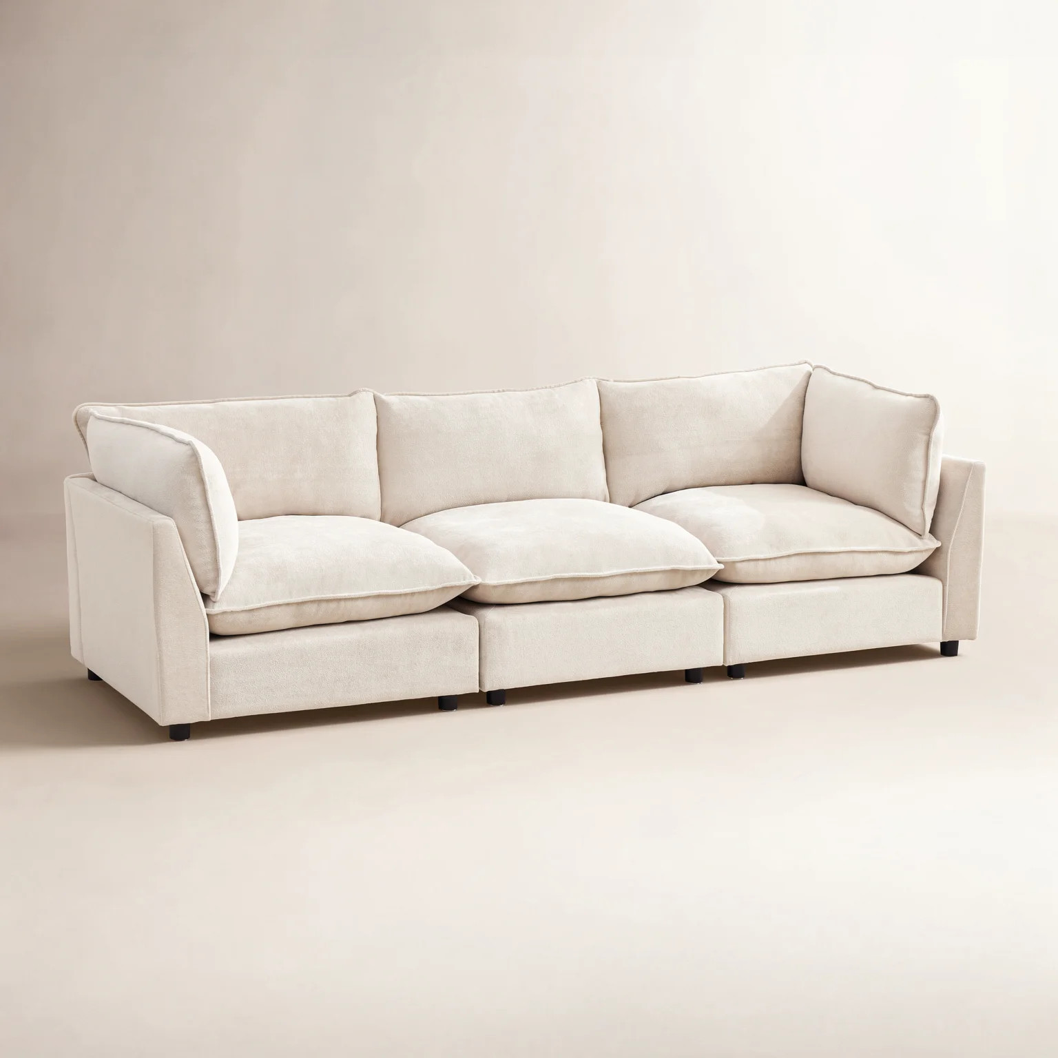 Heffernan 106.38” W Oversized 3-Seater Modular Sofa | Wayfair North America