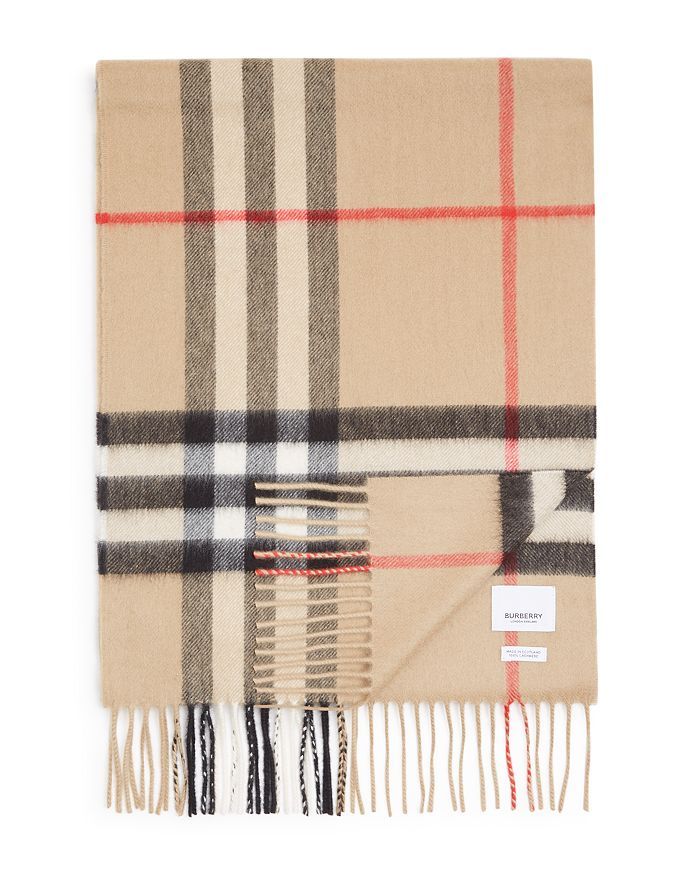 Classic Check Cashmere Scarf | Bloomingdale's (US)