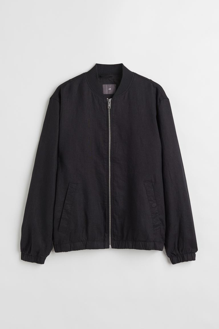 Linen Bomber Jacket | H&M (US + CA)