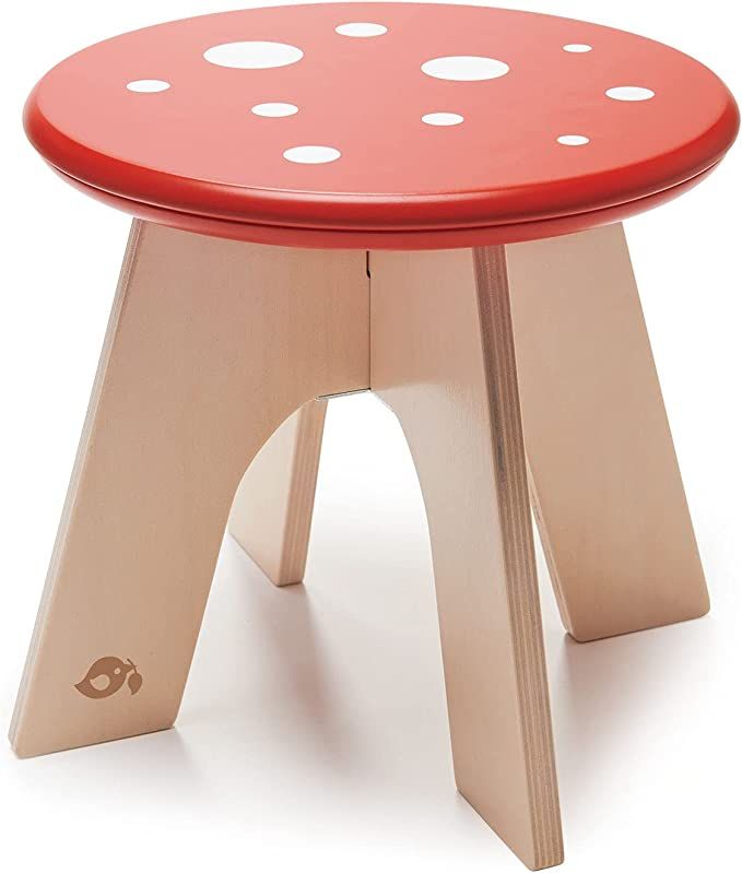 Tender Leaf Toys - Toadstool - Adorable Colorful Solid Wood Stool for Kids Age 3+ | Amazon (US)