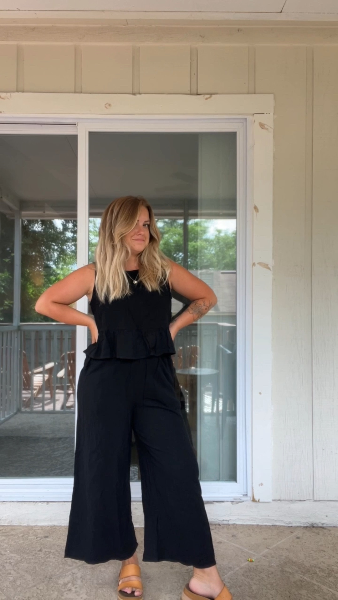 Day 28 of spring outfit Inspo 🖤

5’2” | 155lbs | wearing a medium set

#LTKMidsize #LTKFindsUnder50 #LTKSeasonal