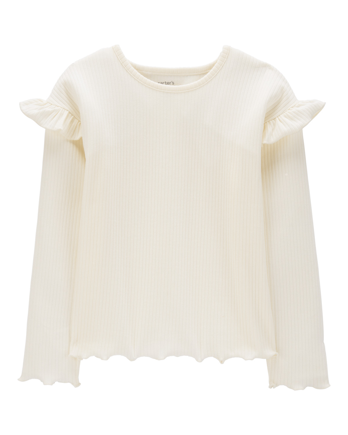Kid Long-Sleeve Ribbed Top | Carter's Inc