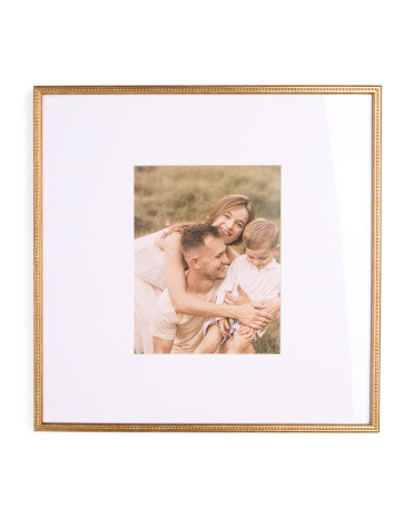 24X24 Matted To 11X14 Beaded Portrait Wall Photo Frame | TJ Maxx